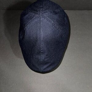 BANANA REPUBLIC Cotton Navy Blue Newsboy Flat Cap